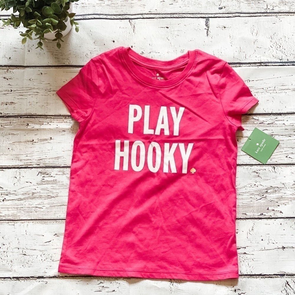 Kate Spade Pink T-Shirt Play Hooky